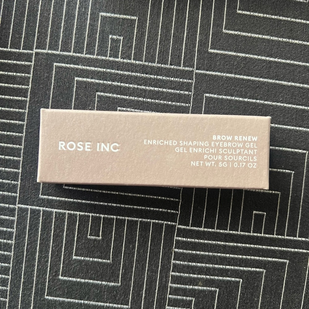 ROSE INC BROW RENEW ENRICHED TINTED SHAPING GEL Clear Fill 01 *NIB*